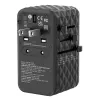 Verbatim UTA-06 100W GaN III Universalus kelioninis adapteris su 2 x USB-C PD & QC 4+ ir 2 x USB-A QC 3.0 prievadais