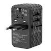 Verbatim UTA-06 100W GaN III Universalus kelioninis adapteris su 2 x USB-C PD & QC 4+ ir 2 x USB-A QC 3.0 prievadais