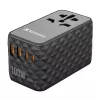 Verbatim UTA-06 100W GaN III Universalus kelioninis adapteris su 2 x USB-C PD & QC 4+ ir 2 x USB-A QC 3.0 prievadais