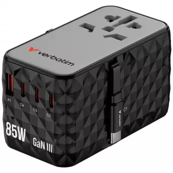 Verbatim Charge 'n' Travel Diamond 85W ištraukiamas laidas CNT-02
