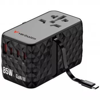 Verbatim Charge 'n' Travel Diamond 85W ištraukiamas laidas CNT-02