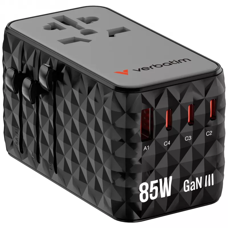 Verbatim Charge 'n' Travel Diamond 85W ištraukiamas laidas CNT-02