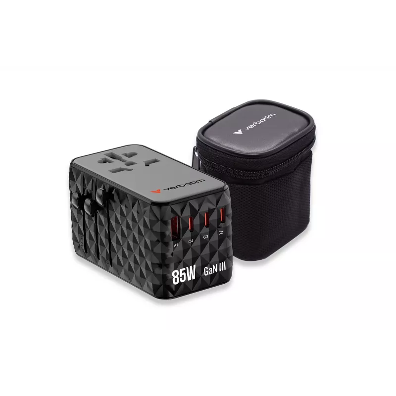 Verbatim Charge 'n' Travel Diamond 85W ištraukiamas laidas CNT-02