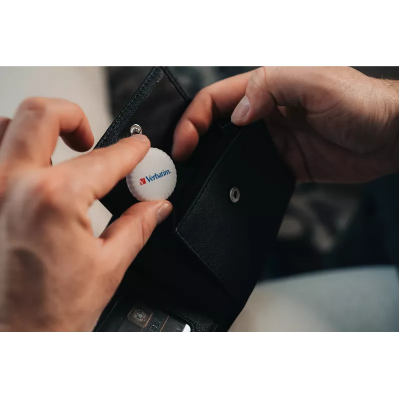 Verbatim My Finder Coin Bluetooth Tracker 2 vnt. pakuotė, juoda/balta, IP66, CR2032