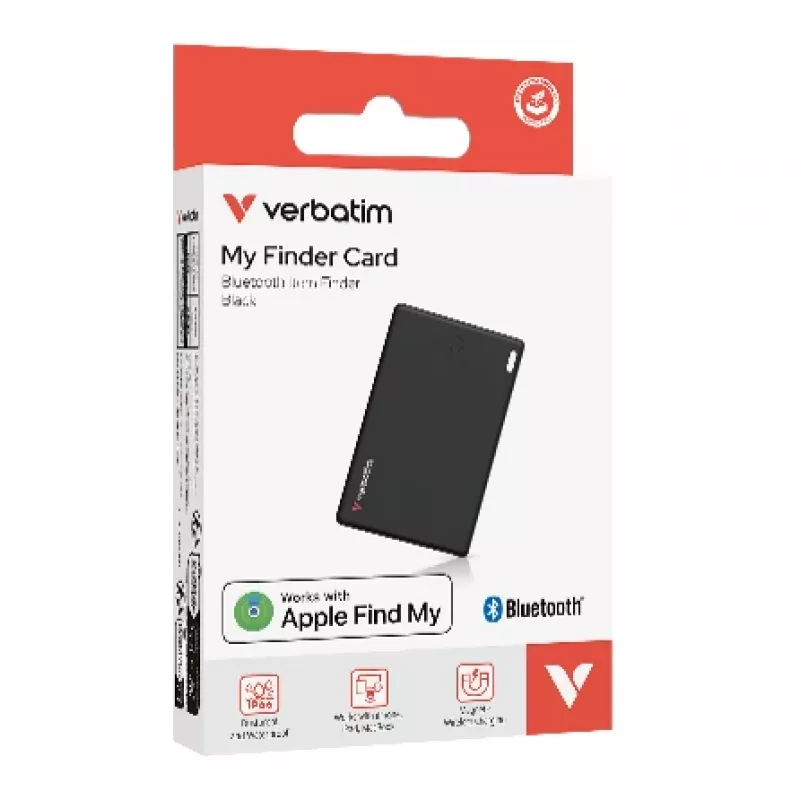 Verbatim My Finder Card Bluetooth daiktų ieškiklis 1 vnt. juodas