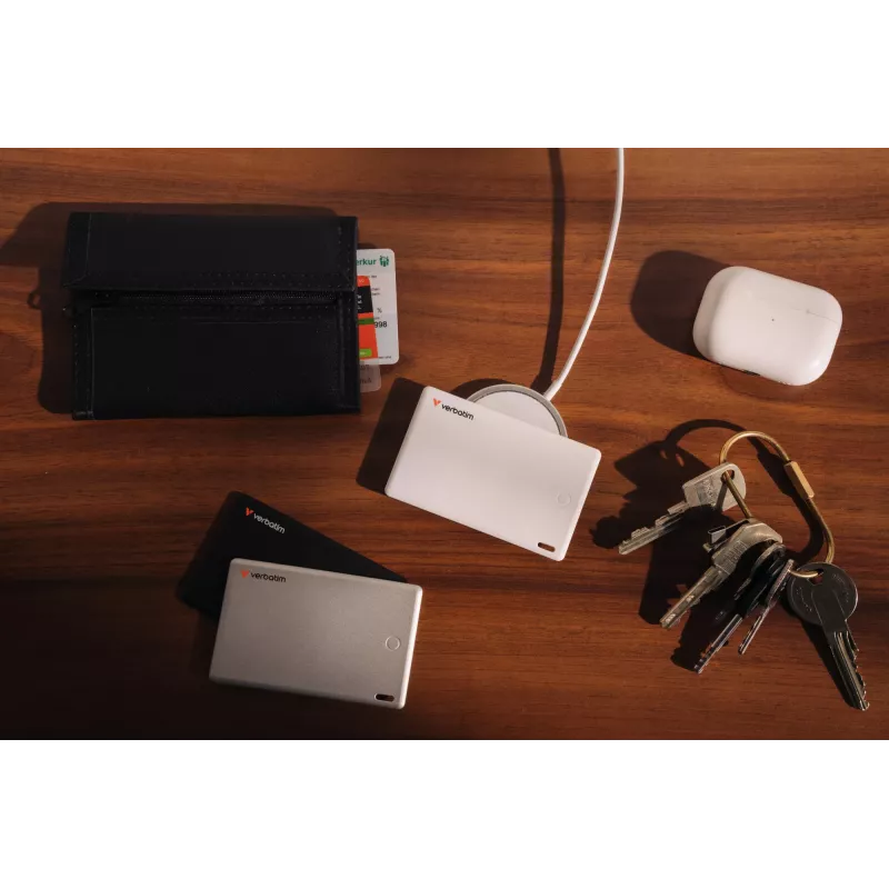 Verbatim My Finder Card Bluetooth daiktų ieškiklis 2 vnt. komplektas Juodas / Sidabrinis