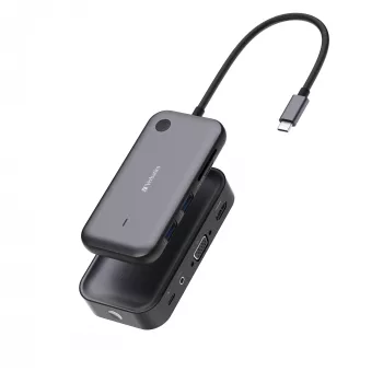 Verbatim Share My Screen 1080p USB-C belaidis vaizdo adapteris su stotimi WDA-01