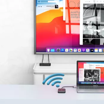 Verbatim Share My Screen 1080p USB-C belaidis vaizdo adapteris su stotimi WDA-01