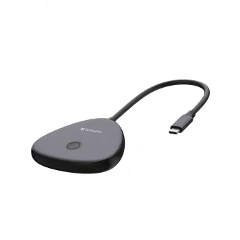 Verbatim Share My Screen USB-C belaidis ekrano adapteris 4K su stoteliu WDA-02