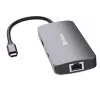 Verbatim CMH-05 USB-C 5 prievadų daugiafunkcis stotelės adapteris, 5000 Mbit/s, sidabrinis