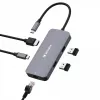 Verbatim CMH-05 USB-C 5 prievadų daugiafunkcis stotelės adapteris, 5000 Mbit/s, sidabrinis
