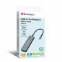 Verbatim CMH-08 USB Type-C 8 prievadų multiport centras 5000 Mbit/s sidabrinis
