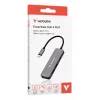 Verbatim USB-C Essentials Multiport Hub 4 prievadai: HDMI, USB-C PD, USB-A 3.2 Gen 1, USB-A