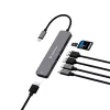 Verbatim USB-C Essentials Multiport Hub 7 prievadų: HDMI, USB-C, USB-C 3.2 Gen 1, 2 x USB-A 3.2 Gen 1, SD ir microSD