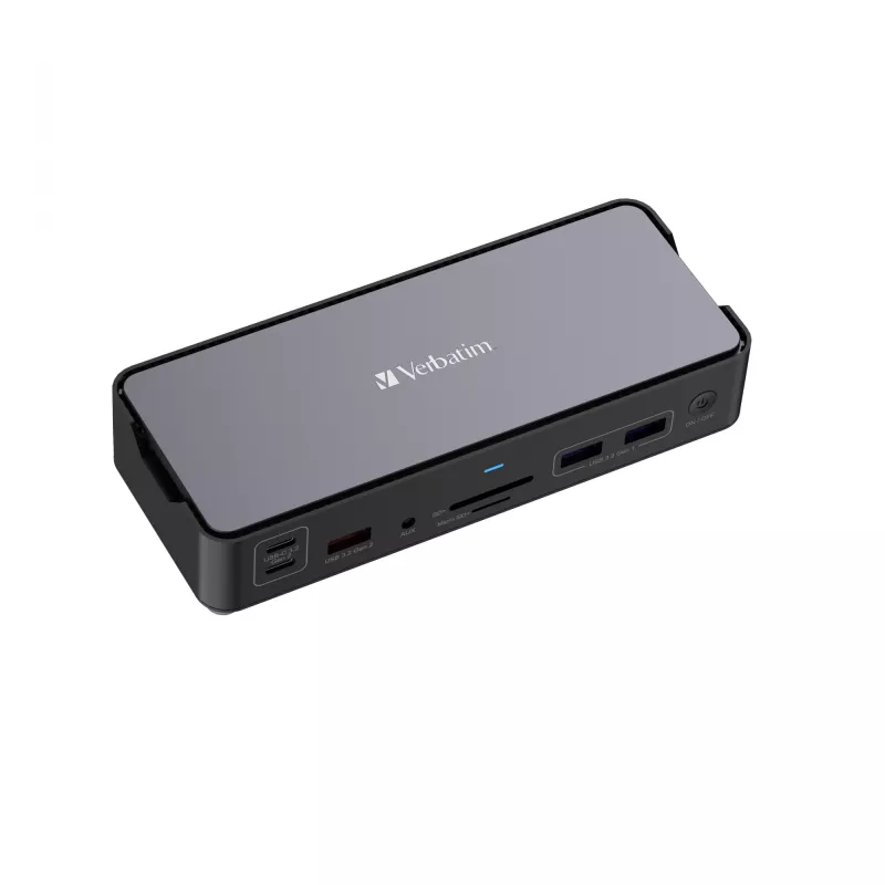 Verbatim CDS-15 Prizė su USB 3.2 Gen 1 (3.1 Gen 1) Type-C, juoda, pilka