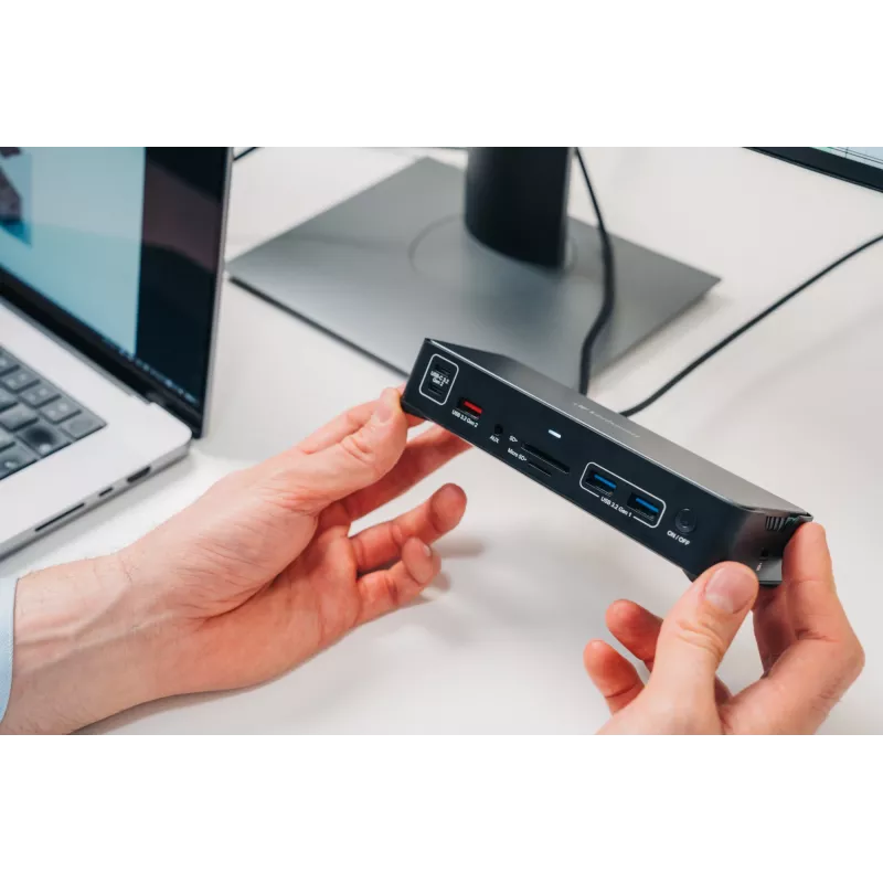 Verbatim CDS-15 Prizė su USB 3.2 Gen 1 (3.1 Gen 1) Type-C, juoda, pilka