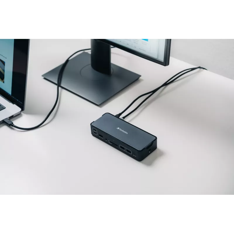 Verbatim CDS-15 Prizė su USB 3.2 Gen 1 (3.1 Gen 1) Type-C, juoda, pilka