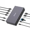 Verbatim CDS-17 Laidinė USB 3.2 Gen 1 (3.1 Gen 1) Type-C stotelė, juoda/pilka