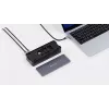 Verbatim CDS-15S USB 3.2 Gen 1 (3.1 Gen 1) Type-C laidinis dokas juodas, pilkas