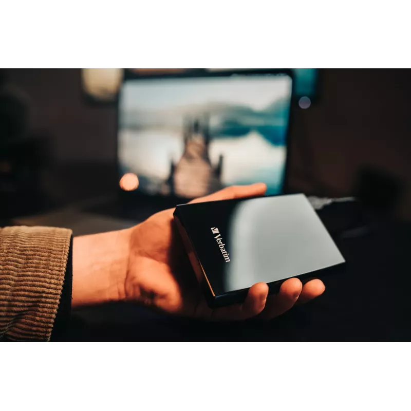 Verbatim Store 'n' Go Slim Portable SSD USB 3.2 Gen 1 / USB-C 1TB juoda