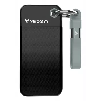 Verbatim Pocket SSD USB 3.2 Gen 2 1TB juoda/pilka