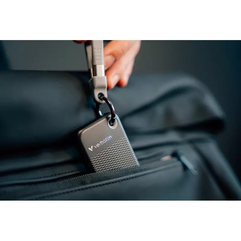 Verbatim Pocket SSD USB 3.2 Gen 2 1TB juoda/pilka