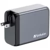 Verbatim GNC-200 200W GaN įkroviklis su 2 x USB-C PD 100W / 1 x USB-C PD 65W / 1 x USB QC 3.0 (EU/UK/US)