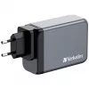 Verbatim GNC-240 GaN įkroviklis 240W su 1 x USB-C 140W / 1 x USB-C 100W / 1 x USB-C 65W / 1 x USB-A QC 3.0 (EU/UK/US)