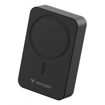 Verbatim Charge 'n' Go Essentials Power Bank Magnetinis Belaidis 20000 mAh Juodas