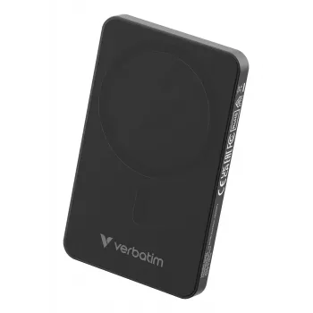 Verbatim Charge 'n' Go Essentials belaidis magnetinis maitinimo blokas 5000 mAh juodas