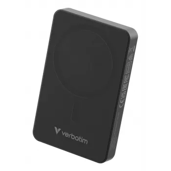 Verbatim Charge 'n' Go Essentials belaidis magnetinis maitinimo bankas 10000 mAh juodas