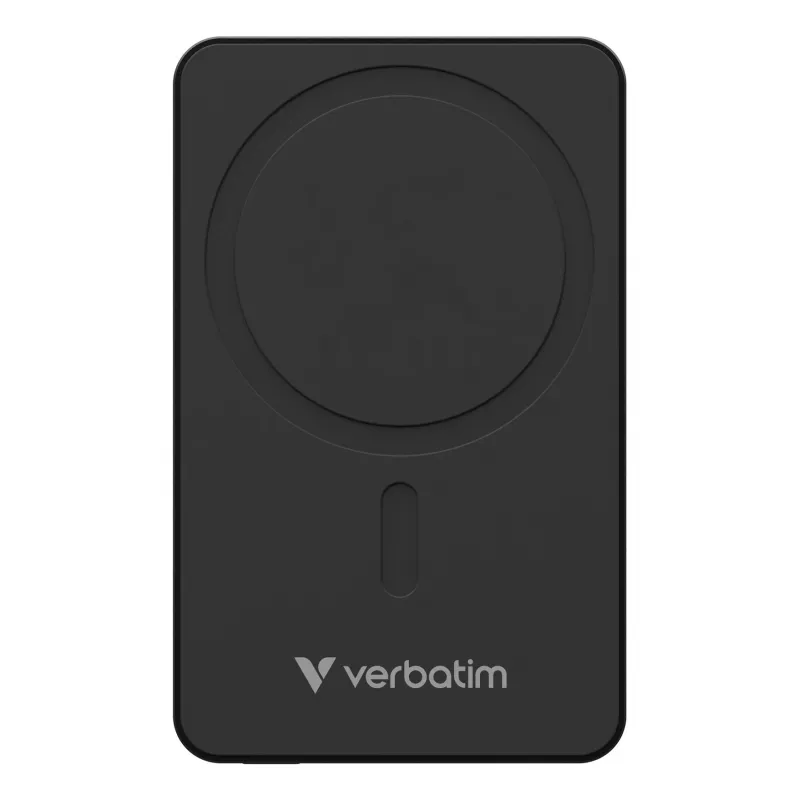 Verbatim Charge 'n' Go Essentials belaidis magnetinis maitinimo bankas 10000 mAh juodas