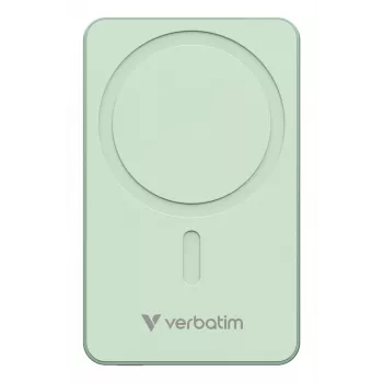 Verbatim Charge 'n' Go Essentials belaidis magnetinis maitinimo blokas 10000 mAh žalias
