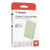 Verbatim Charge 'n' Go Essentials belaidis magnetinis maitinimo blokas 10000 mAh žalias