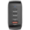 Verbatim Mini GaN Charger 100W 4 prievadai US kištukas su EU ir UK adapteriais