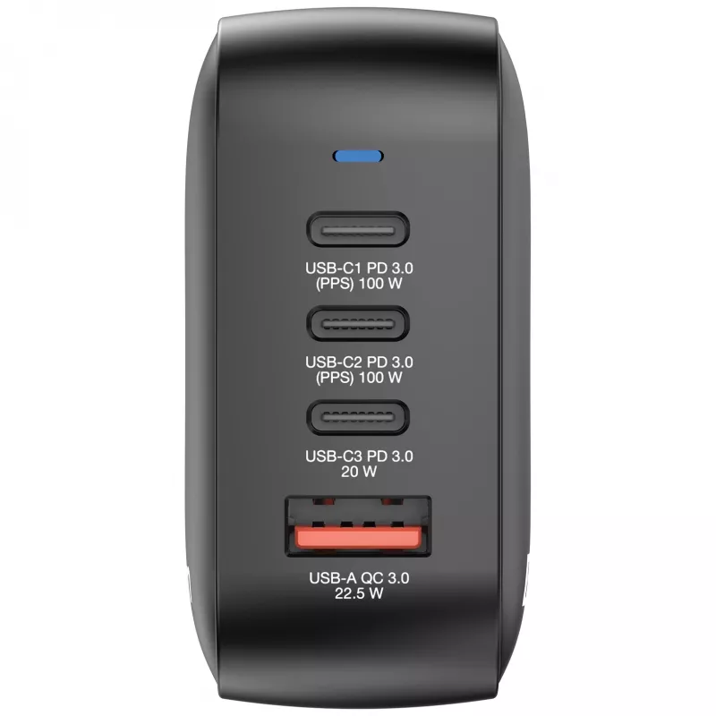 Verbatim Mini GaN Charger 100W 4 prievadai US kištukas su EU ir UK adapteriais