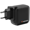 Verbatim Mini GaN Charger 100W 4 prievadai US kištukas su EU ir UK adapteriais