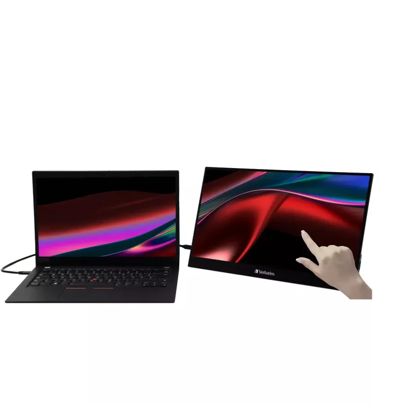 Monitorius Verbatim nešiojamas liečiamas 17,3 colių 4K Ultra HD LCD 3840 x 2160