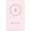 Verbatim Charge 'n' Go belaidis magnetinis powerbank 5000mAh Rožinis