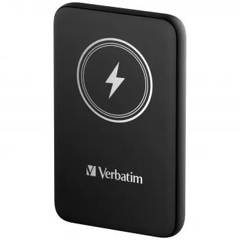 Verbatim Charge 'n' Go belaidė magnetinė Power Bank 10000mAh juoda