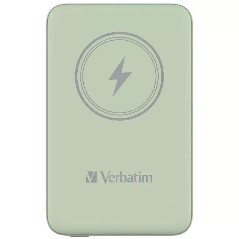 Verbatim Charge 'n' Go belaidis magnetinis powerbankas 10000mAh Žalias