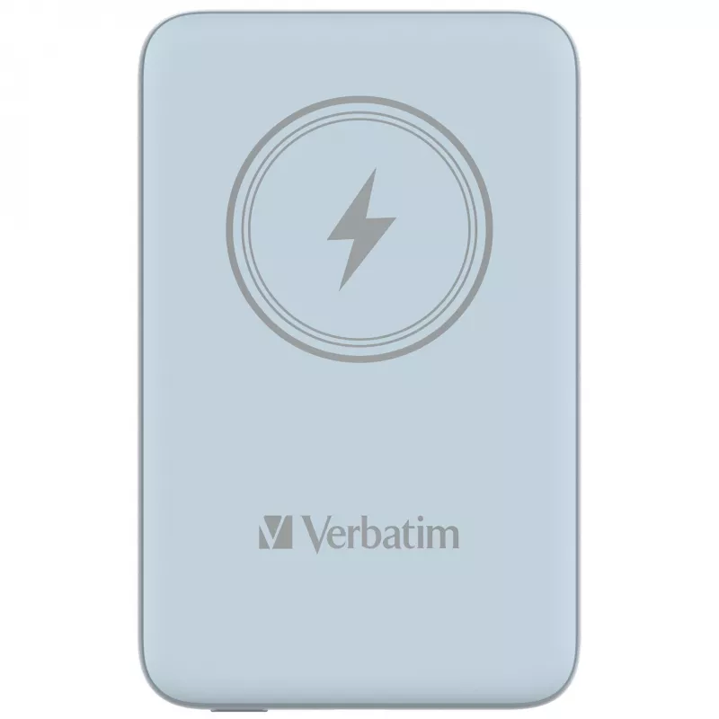 Verbatim Charge 'n' Go belaidis magnetinis power bank 10000mAh mėlynas