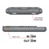 Verbatim Charge'n'Go 2C Power Bank 5000 mAh Pilka