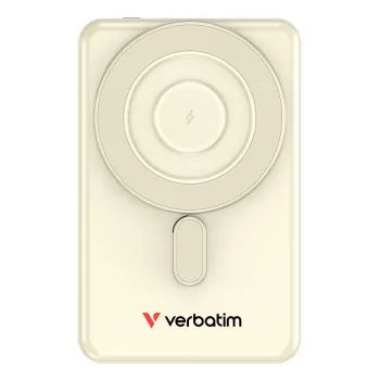 Verbatim Charge'n'Go 2C power bank 5000 mAh Gold, 5000 mAh, polimerinis, Adaptive Fast Charging, Power Delivery 3.0, Quick Charge 3.0, belaidis įkrovimas, 3.85 V, 20 W