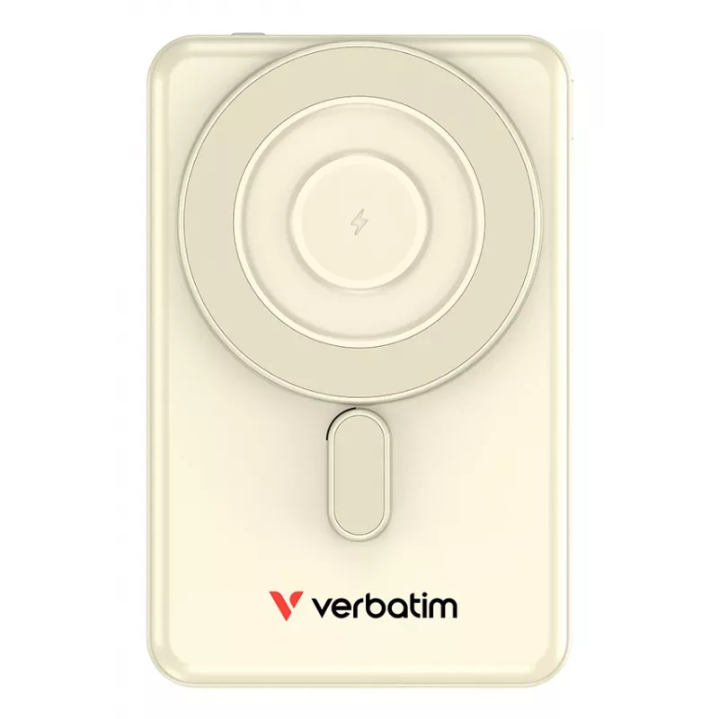 Verbatim Charge'n'Go 2C power bank 5000 mAh Gold, 5000 mAh, polimerinis, Adaptive Fast Charging, Power Delivery 3.0, Quick Charge 3.0, belaidis įkrovimas, 3.85 V, 20 W