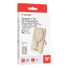 Verbatim Charge'n'Go 2C power bank 5000 mAh Gold, 5000 mAh, polimerinis, Adaptive Fast Charging, Power Delivery 3.0, Quick Charge 3.0, belaidis įkrovimas, 3.85 V, 20 W
