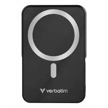 Verbatim Charge 'n' Go belaidė magnetinė maitinimo baterija su stovu - 10000 mAh juoda