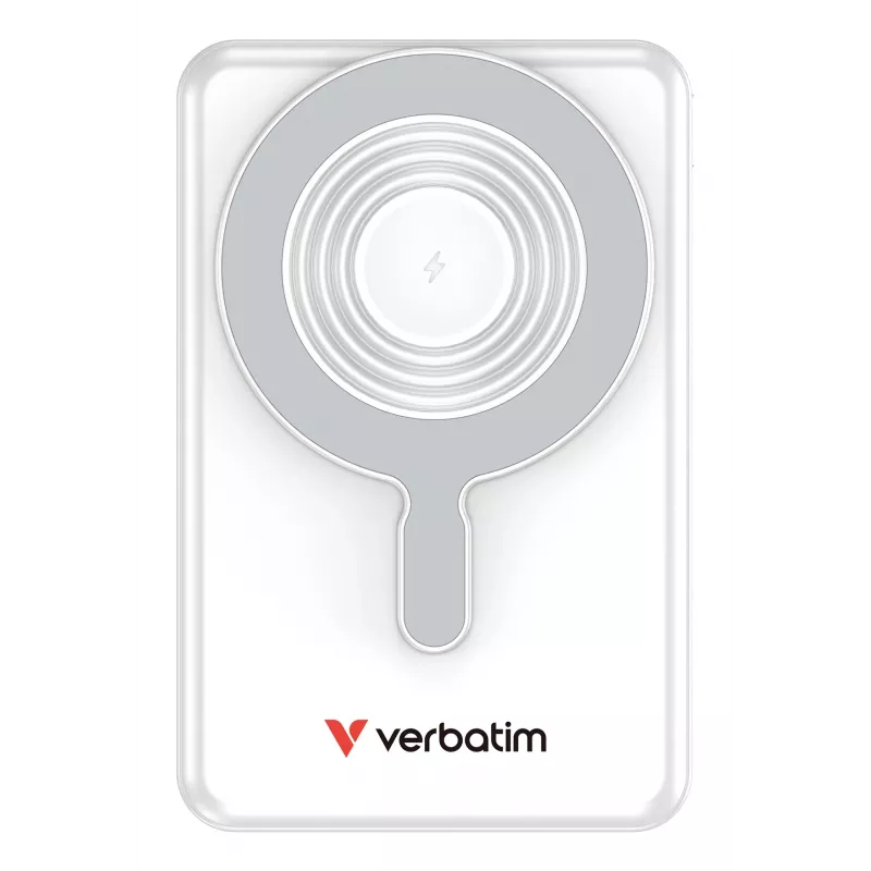 Verbatim Charge'n'Go 2C & Display Power Bank 10000 mAh sidabrinis