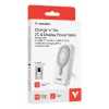 Verbatim Charge'n'Go 2C & Display Power Bank 10000 mAh sidabrinis