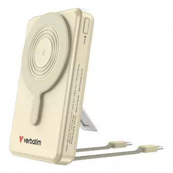 Verbatim Charge'n'Go 2C & Display Power Bank 10000 mAh Auksinis